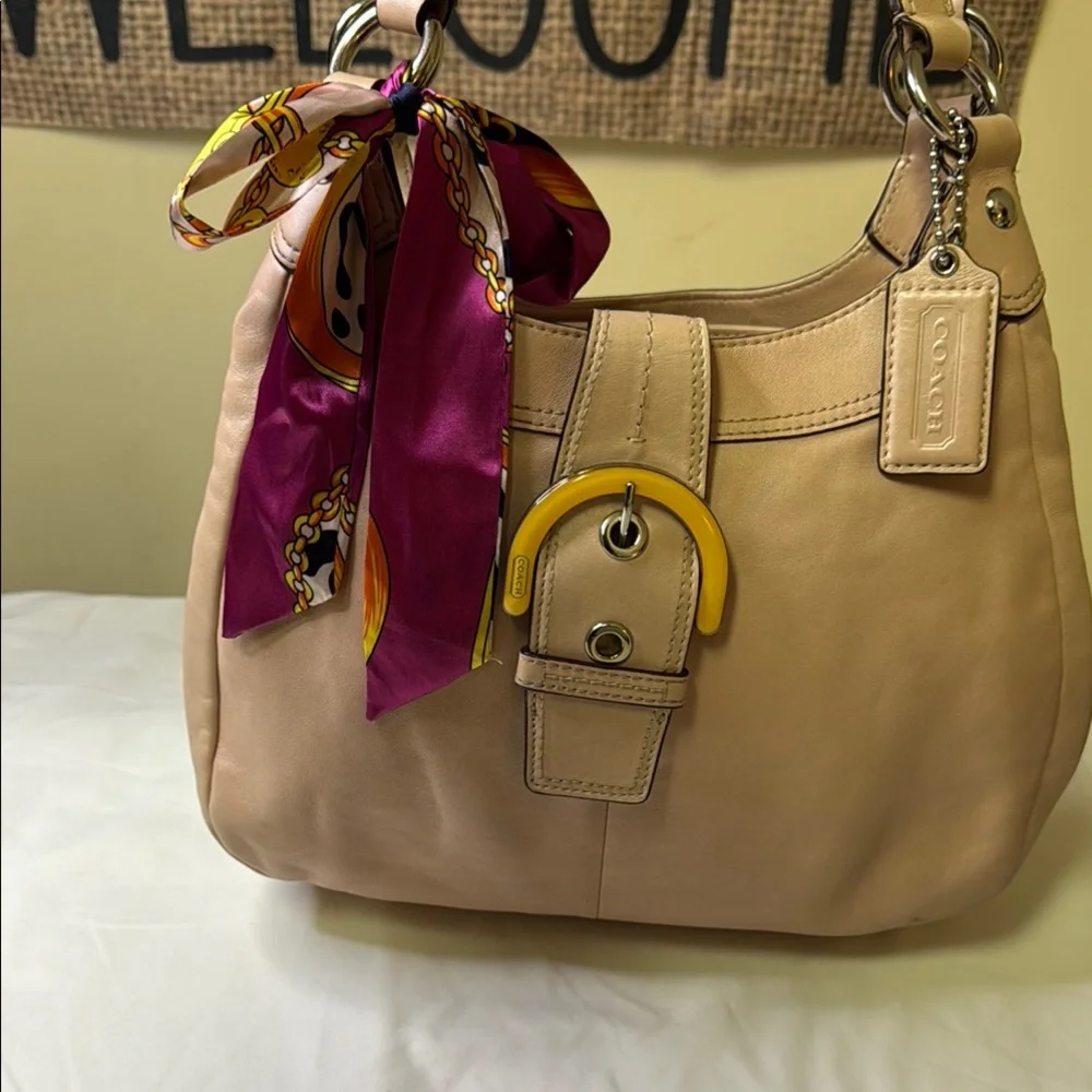 ✨ Coach Bleecker Buckle Hobo Shoulder Bag‎ – Style F17219